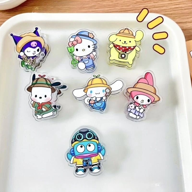 Sanrios аниме Kawaii My Melody Cinnamorroll зажим для уплотнения высокая красота