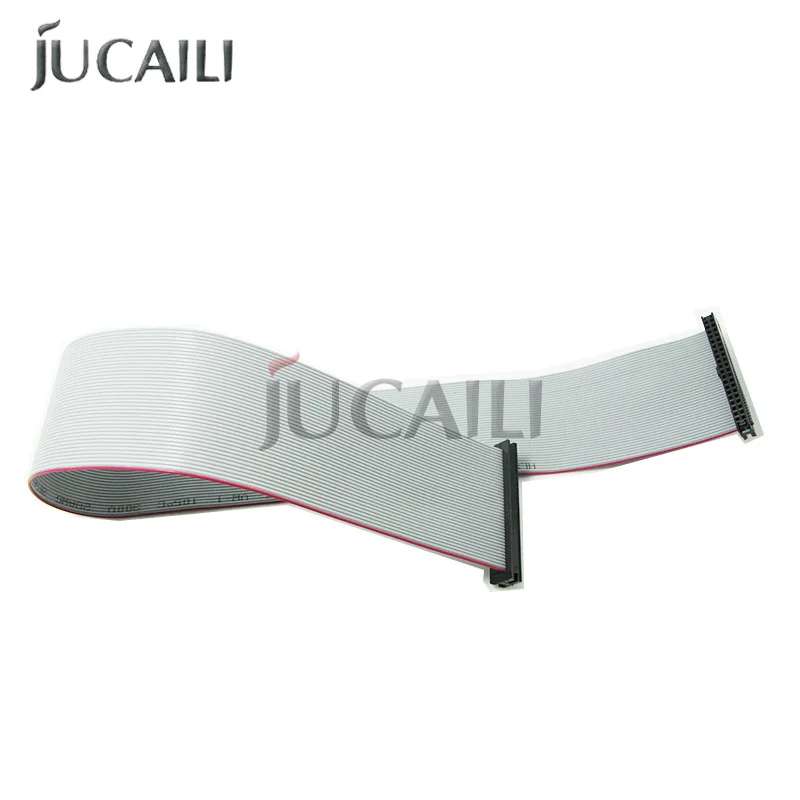 Jucaili 2 шт. 40 строительный кабель для Konica 512 1024 печатающая головка кабель для Allwin Human Flora шпильки с головкой 40 p 40 см