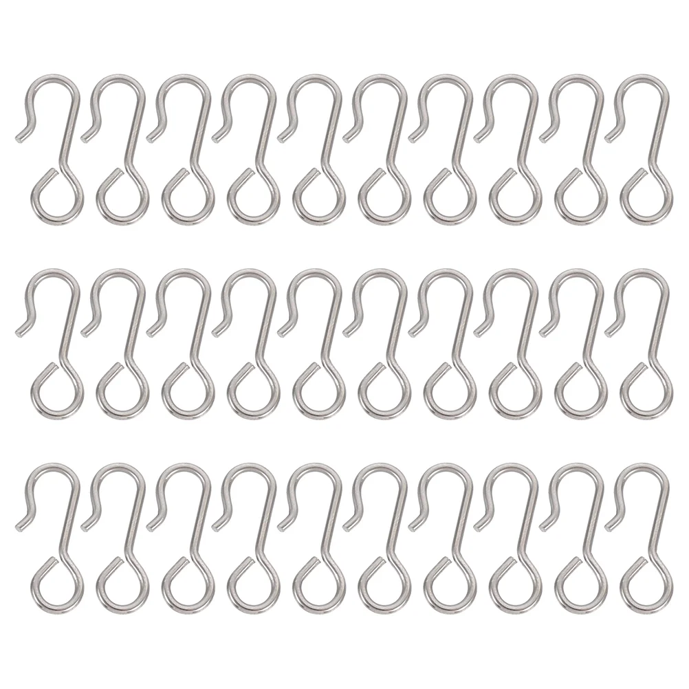 

200pcs Car Seat Cover Cushion Hooks Vehicles Seat Covers Cushion S-shaped Hook