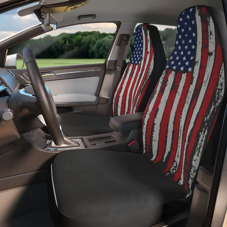 

American Flag Seat Covers for SUV & Car Bucket Seats