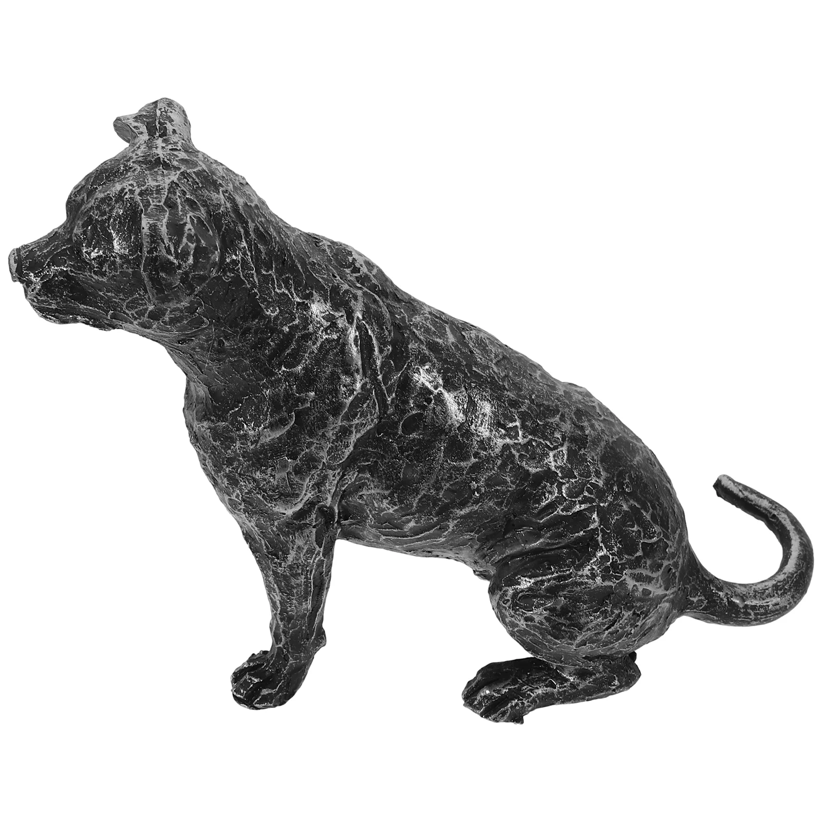 

Animal Statue Dog Figurine Crafts Resin Ornament Garden Home Decor Adorable Puppy Statues Outdoor