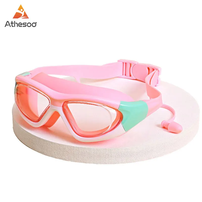 Children's swimming goggles anti-ultraviolet and anti-fog children's glasses can be adjusted and waterproof