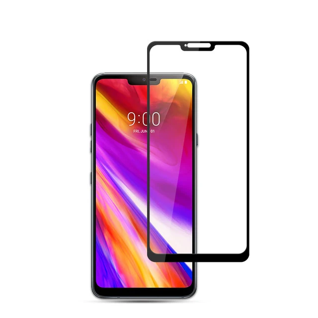 

Закаленное стекло с полным покрытием для LG G7 ThinQ, защита экрана, Защитная пленка для G710EM LMG710EM, стекло