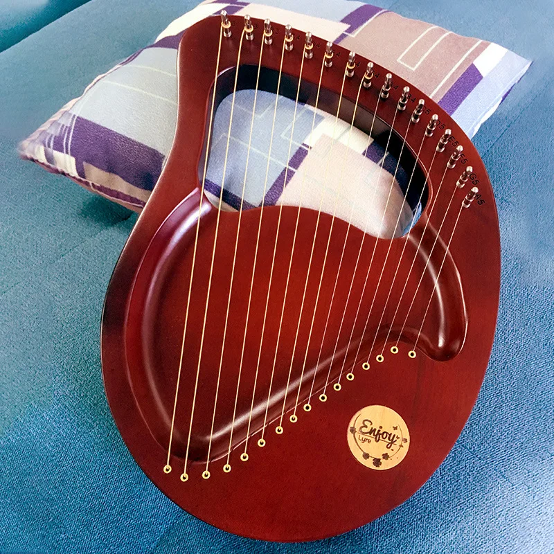 16 Strings Classical Lyre Harp Professional Wooden Custom   Mandolin Harp Special Traditional Folk Lira Musical Instrument Gift