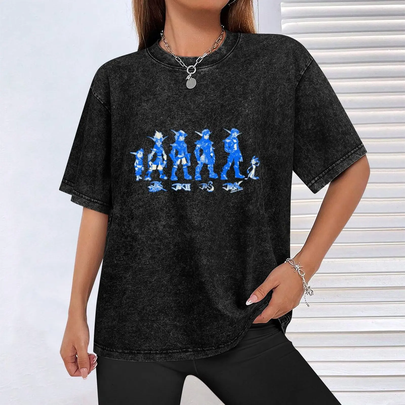 Jak and Daxter Saga футболка голубая хлопковая мужская