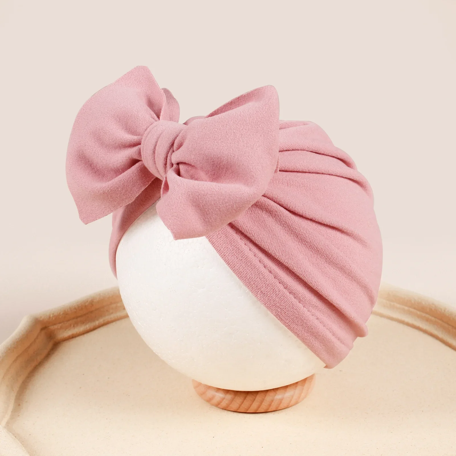 Шапка для новорожденных имитация кашемира маленьких девочек детские