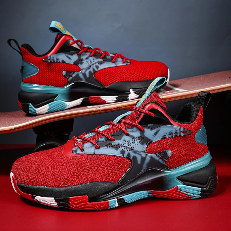 Basketball Shoes Breathable Confortable Sports Shoes Training Athletic Basketball Sneakers Men Zapatos De Mujer Tendencia