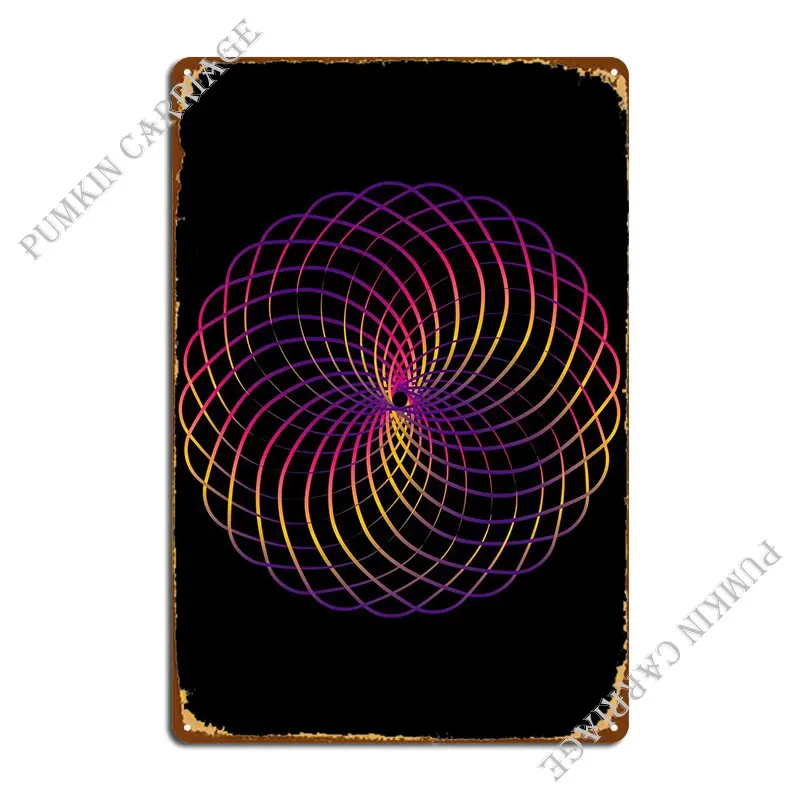 

Flower Of Life Dmt Yoga Metal Sign Living Room Personalized Bar Cave Club Customized Tin Sign Poster