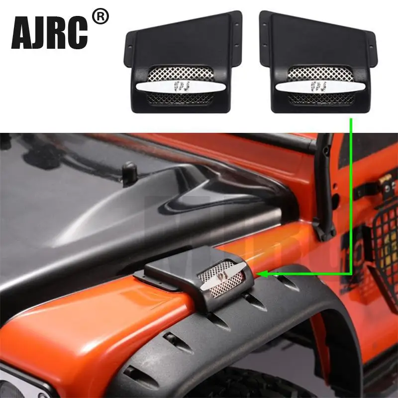 

2pcs Analog Air Filter Engine Air Intake For 1/10 Rc Tracked Vehicle Trx-4 Defender Rc4wd D90 D110 Trx4 82056-4