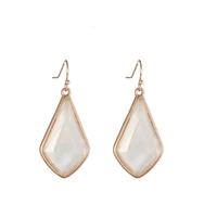 designer inspired abalone shell pearls arrowhead teardrop dangle earrings women jewelry 2022 trendy