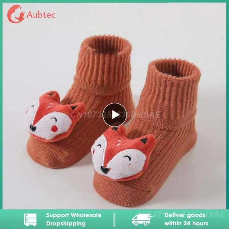 

1~10PCS Baby Socks Non-slip Cute Childrens Socks Floor Sock Doll Sock Infant Short Socks Breathable Cartoon Sock