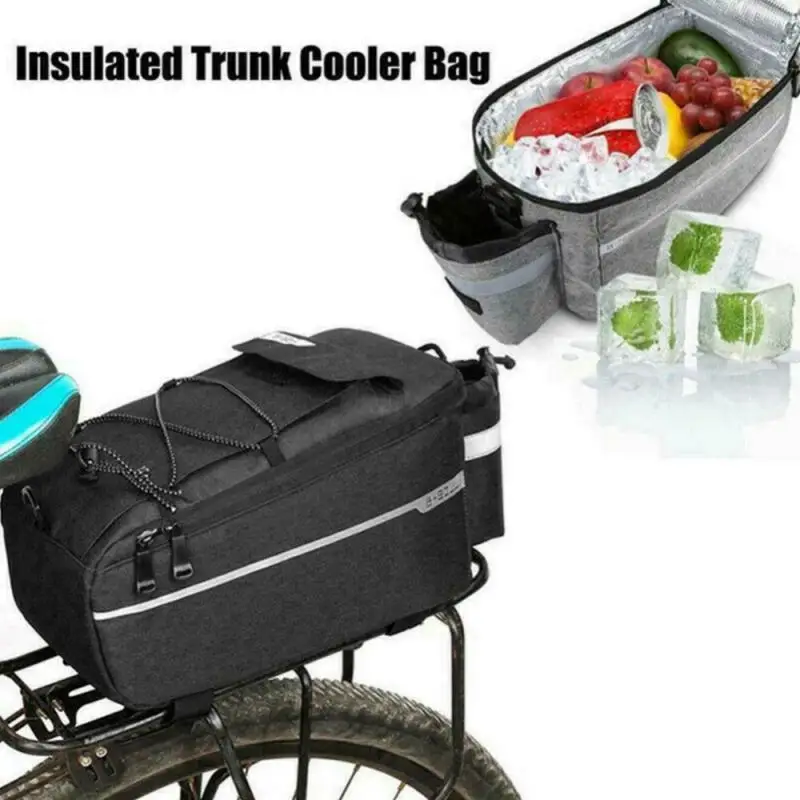 

B-SOUL Bicycle Bags Waterproof Cycling Bike Trunk Bag Bike Rack Trunk Cargo Bag Pannier Rear Seat Bag Electric Car Shelf Bag New