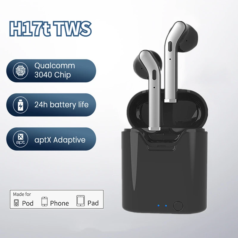 

TWS-наушники i7s H17t с поддержкой Bluetooth и сенсорным управлением