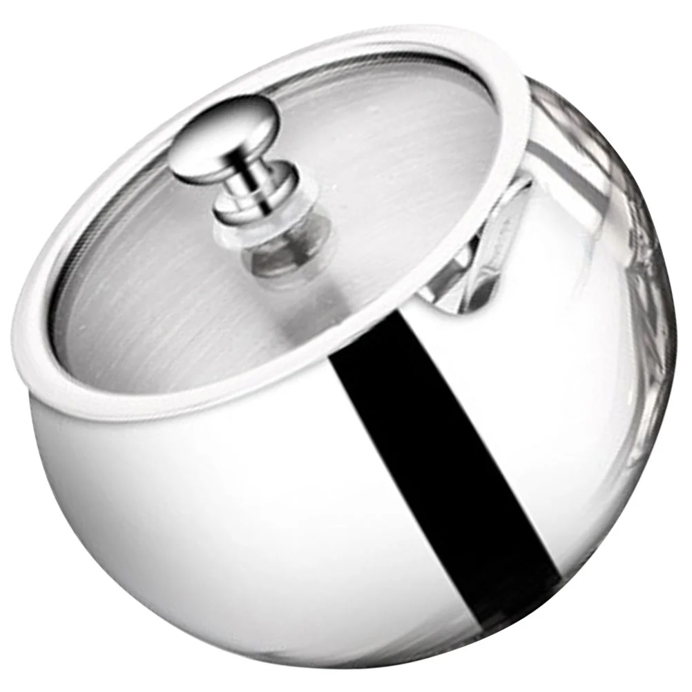 

Seasoning Jars Stainless Steel Sugar Set Bowls Spices Condiments Bottle Containers