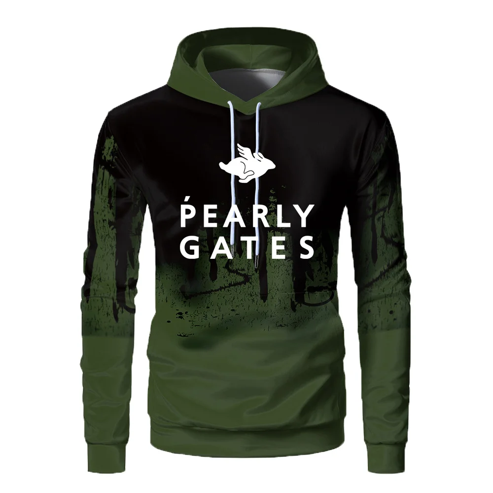 

Мужская Повседневная Толстовка с жемчужным перламутром GATESN, 2 цвета, спортивная одежда, трендовая спортивная одежда, пуловер, толстовка