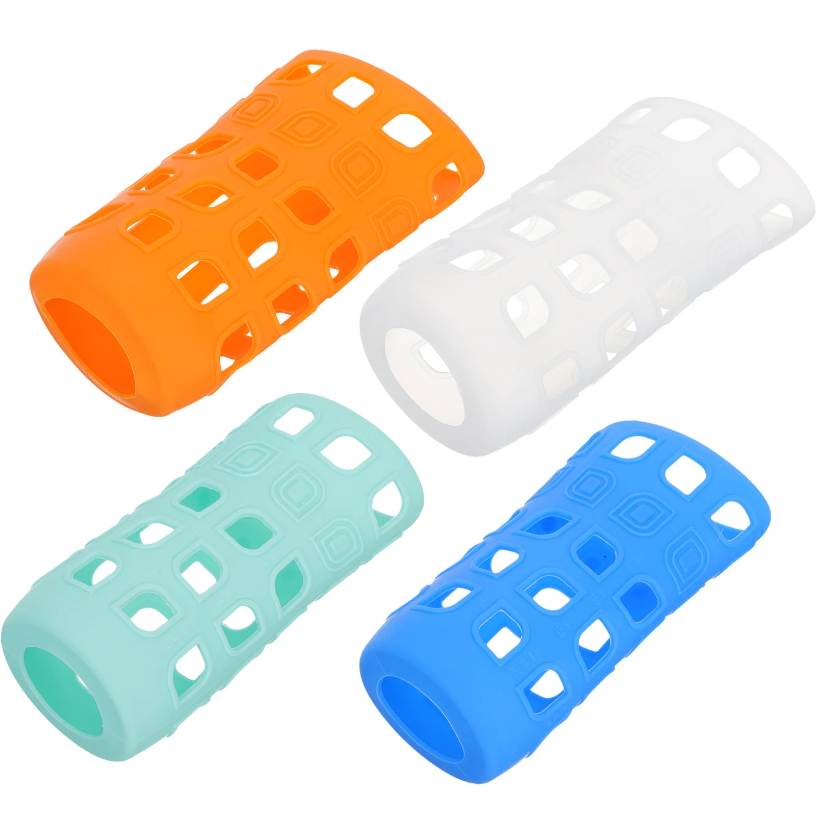 

4Pcs Cup Sleeve Insulated Water Bottle Holder Silicone Cup Sleeves Hot Cup Holder Water Bottle Insulated Sleeve