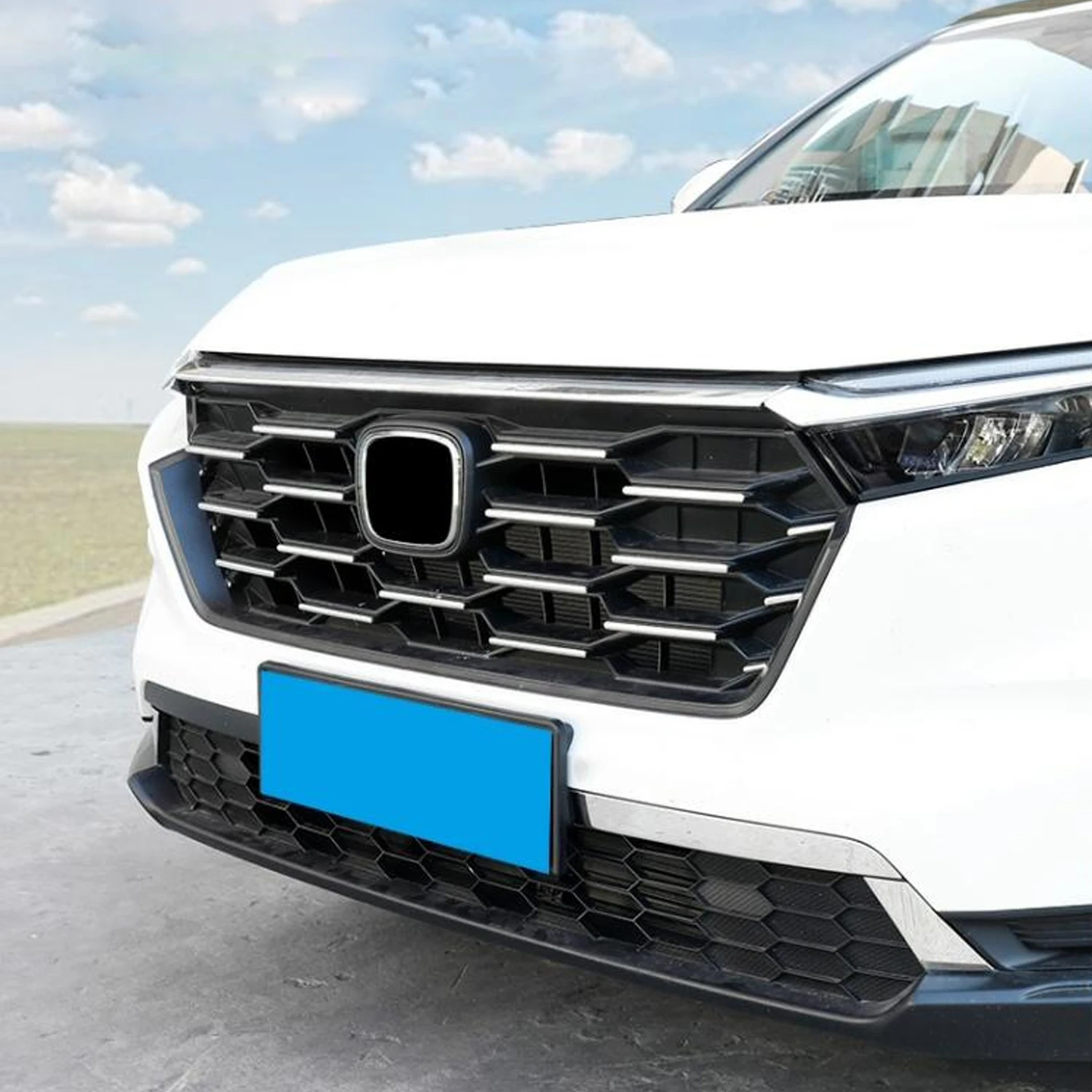 

Автомобильные аксессуары для Honda CR-V 2023 2024 (не подходят для гибриды), декоративная накладка на переднюю центральную решетку из нержавеющей стали, 21 шт.