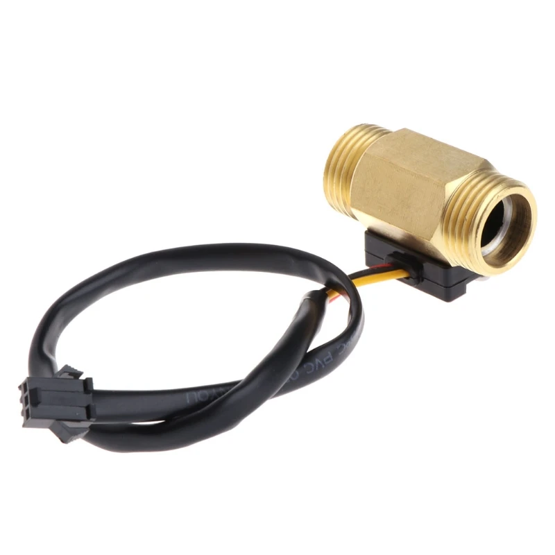 

Flow Sensor G1/2'' Water Flow Hall Sensor Switch 1-25L/min Flow Meter Flowmeter Drop Shipping