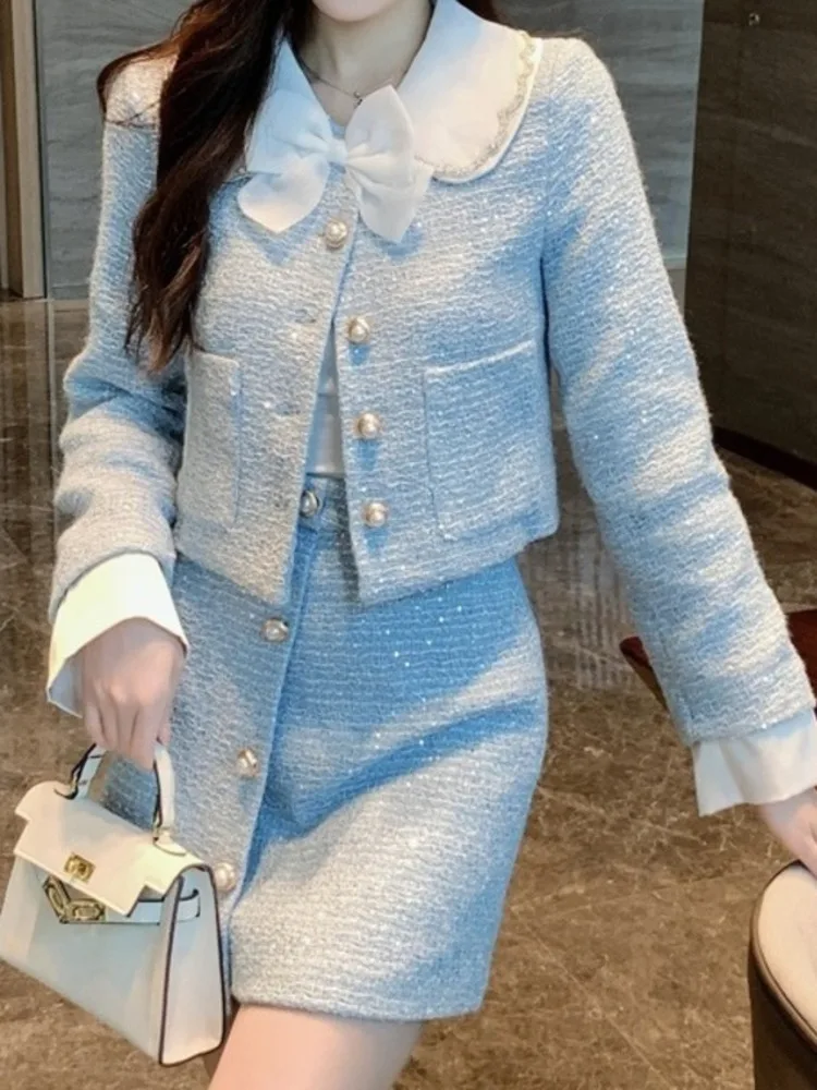 UCXQ модные комплекты Tide элегантный темпераментный комплект с лацканами и