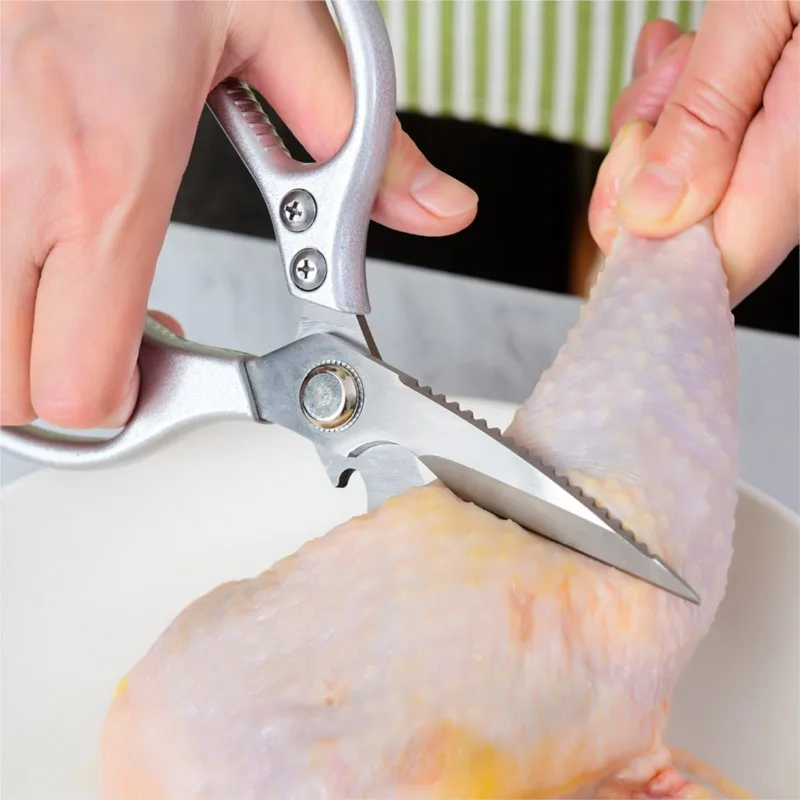 Forbici da cucina forbici per alimenti multifunzionali in acciaio inossidabile osso di pollo carne pesca granchio verdure taglio cozinha utensili
