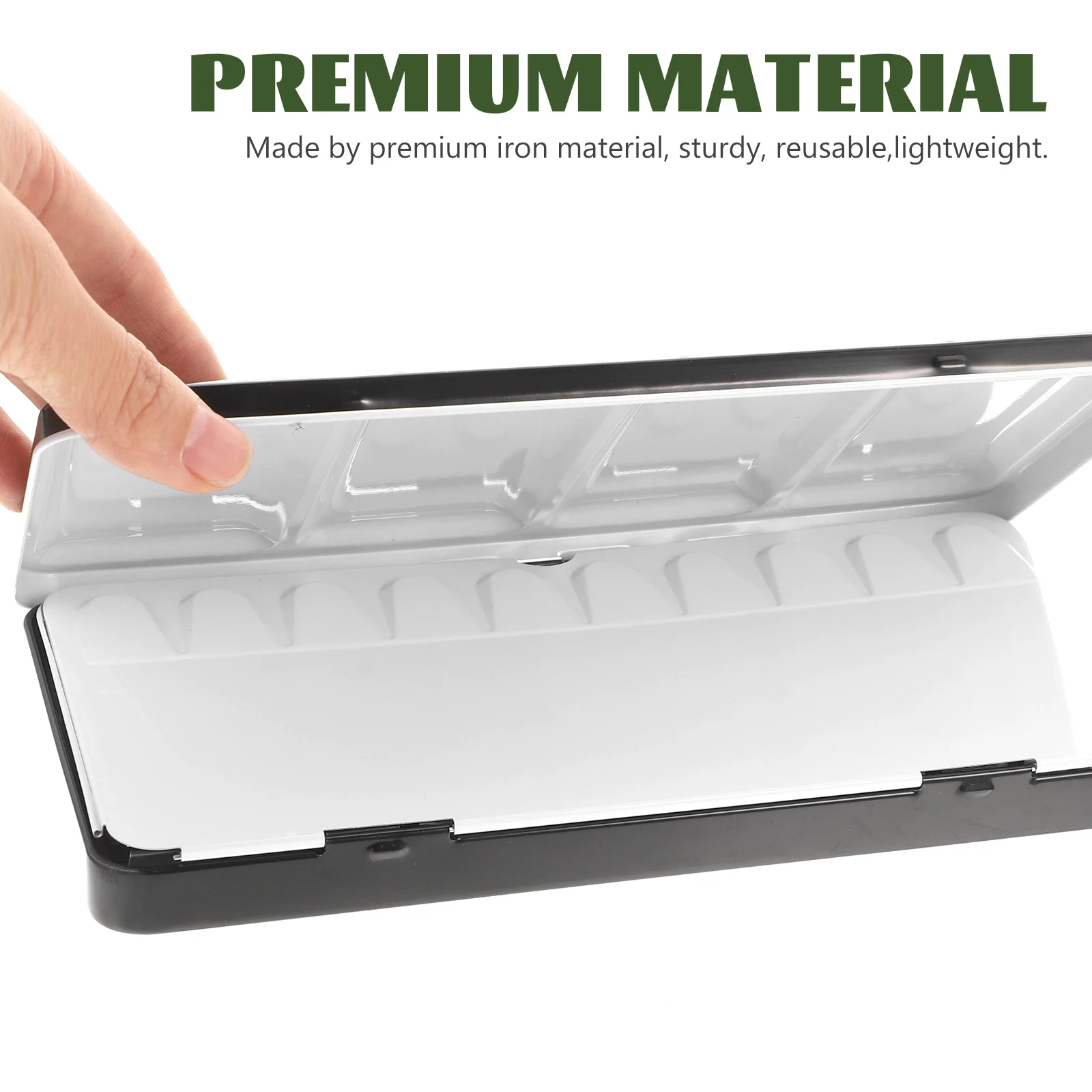 Пустая железная коробка акварельный сплошной пигмент для хранения чехол краски