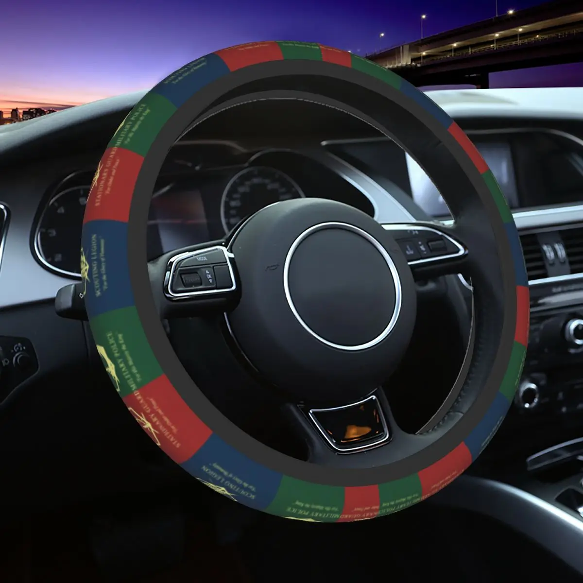 

Attack On Titan Car Steering Wheel Cover 37-38 Universal Anime Fashion Car-styling Car Accessories