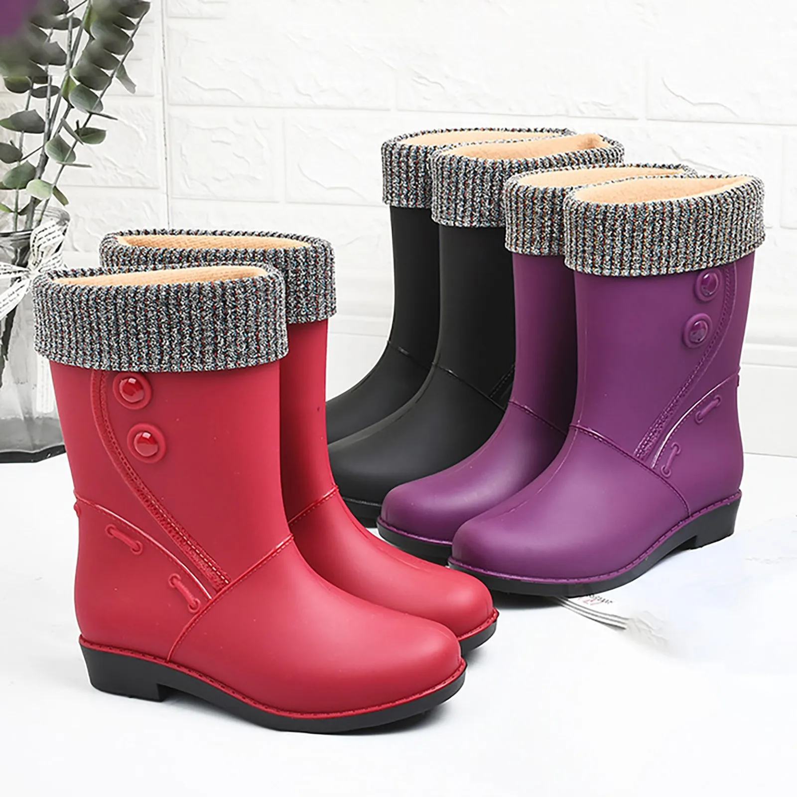 Женская непромокаемая обувь удобные легкие непромокаемые ботильоны парные