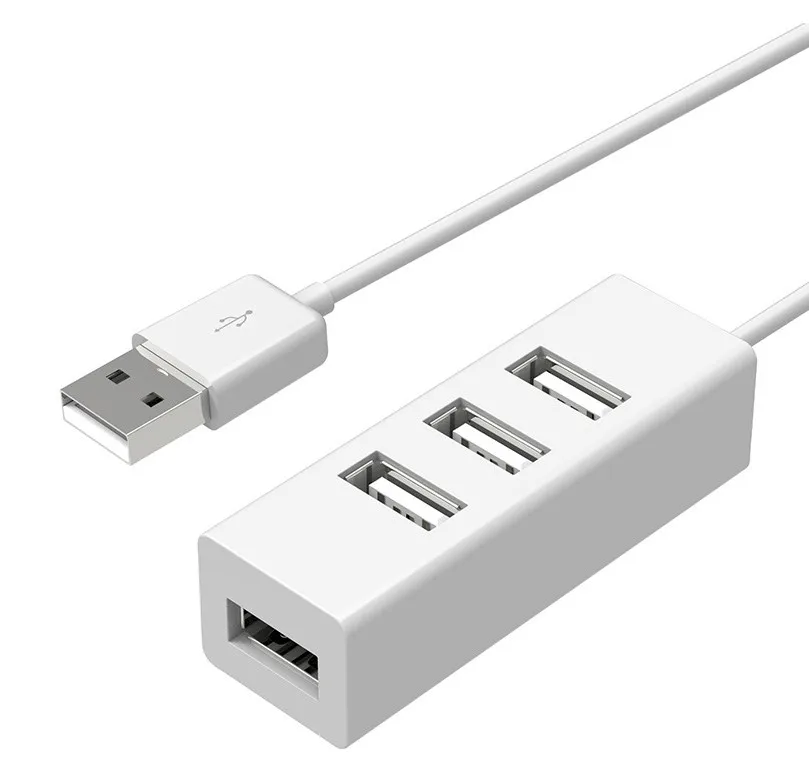

USB 2.0 HUB Power Supply HUB 4 Port USB Adapter For PC Laptop Computer Accessories ABS USB Splitter USB2.0