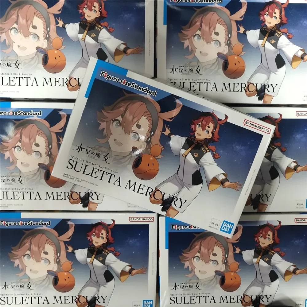 Фото Bandai оригинальное аниме «Ведьма из восхода фигуры» FRS Mercury Suletta Mercury Joint подвижная фигурка собранная модель игрушки подарок №3