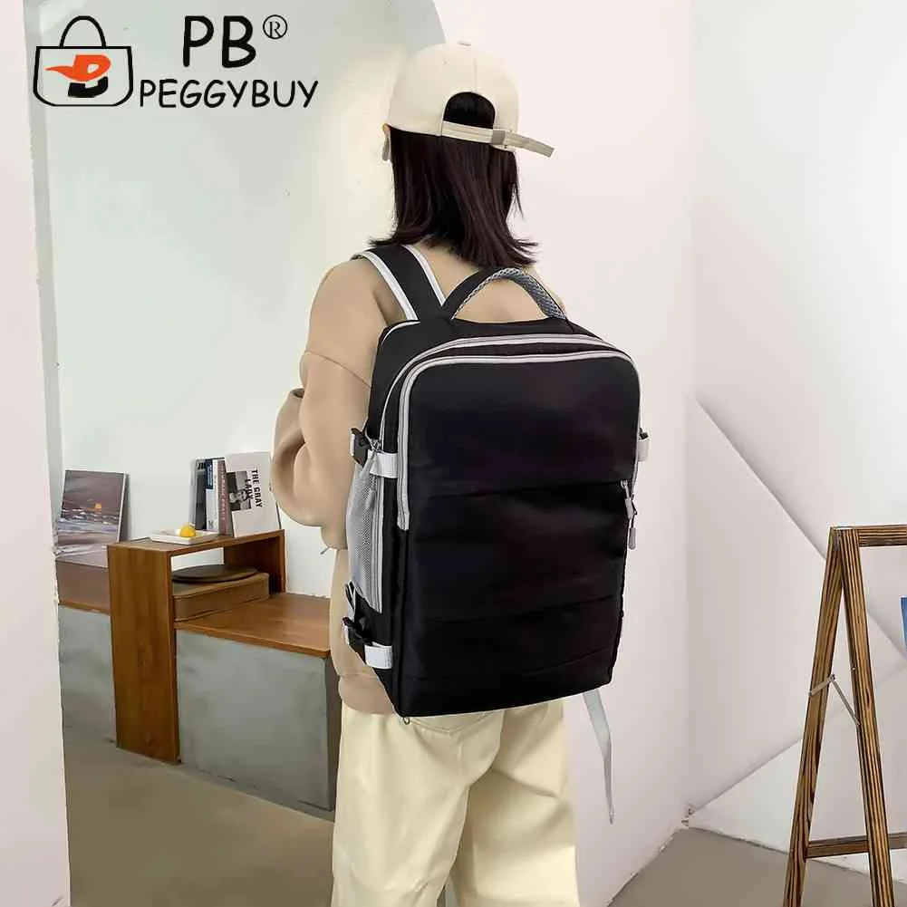 

Multi-function Daypack Bag Anti-Theft Travel Backpack Casual USB Port Portable Large Capacity with Shoe Compartment for Vacation