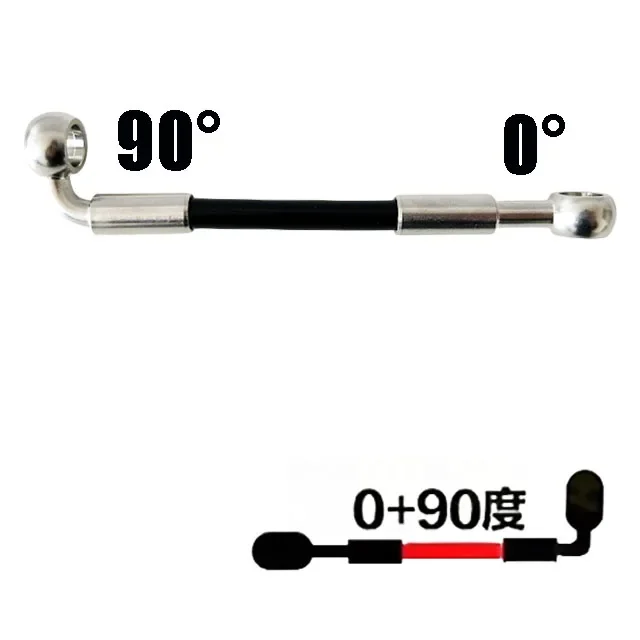 

10-500 см мотоциклетный велосипед для бездорожья, многоугольный, устойчивый к высоким температурам тормозной масляный шланг, плетеный тормозной шланг, топливная трубка