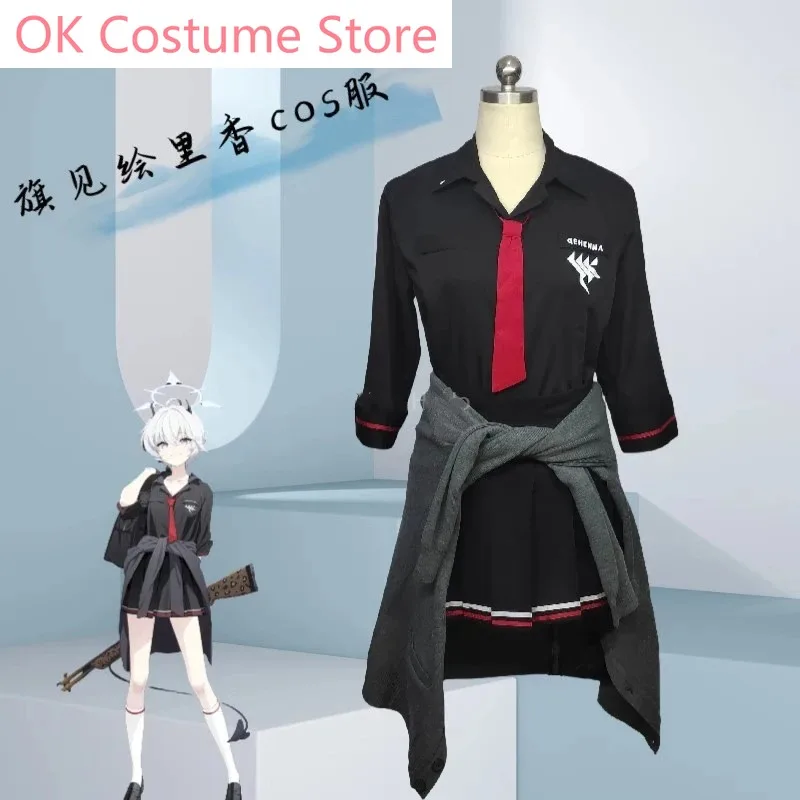 Cosmart синий архив Ichiomi Erika игровой костюм женский Косплей Костюм Хэллоуин Карнавал