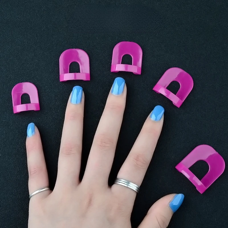

26Pcs Nail Care Women's Beauty Model Anti-nail Clip Nail Polish Spill Proof Model Polish Glue Overflow Nail Art Tool Accessories