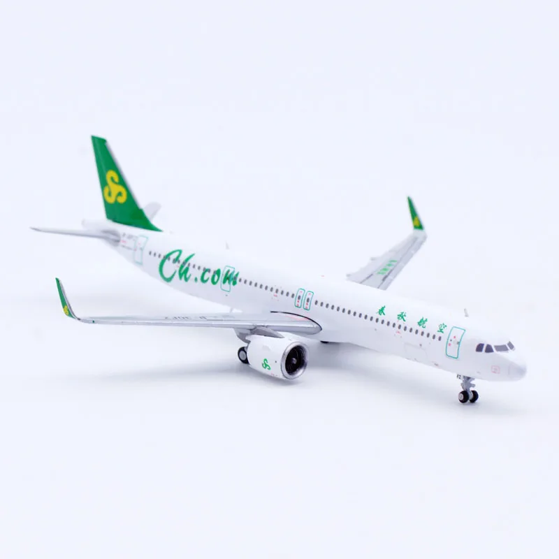 XX4456 Коллекционный самолет из сплава в подарок JC Wings 1:400 Spring Airlines Airbus A321NEO Литой под