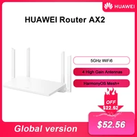 Global version AX2 WiFi 6+ Wifi Router Gigabit 2.4G 5.0GHz Dual-Band VPN Repeater Amplifier Mesh WiFi with 4 High Gain Antennas