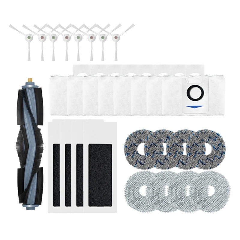

For Ecovacs Deebot T20 / T20 Max / T20 Pro Accessories Main Side Brush Mop Cloth HEPA Filter Dust Bag Replacement