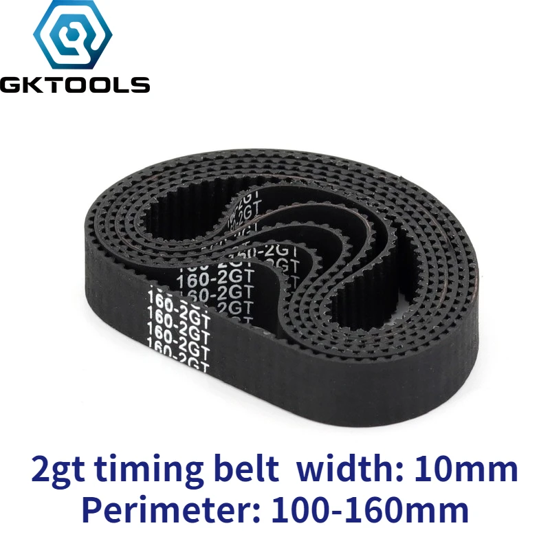 

Ремень ГРМ GKTOOLS 2GT 10 мм черный