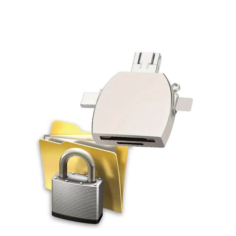 USB многофункциональный 5 в 1 кардридер Type C IOS OTG конвертер Многофункциональный