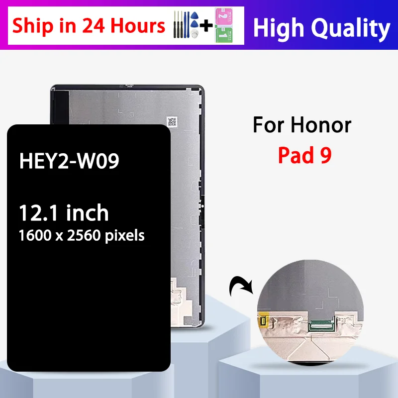 Фото HEY2-W09 Премиальный ЖК-дисплей для Honor Pad 9, сенсорный экран, дигитайзер, панель в сборе, Pad9, ЖК-экран №1