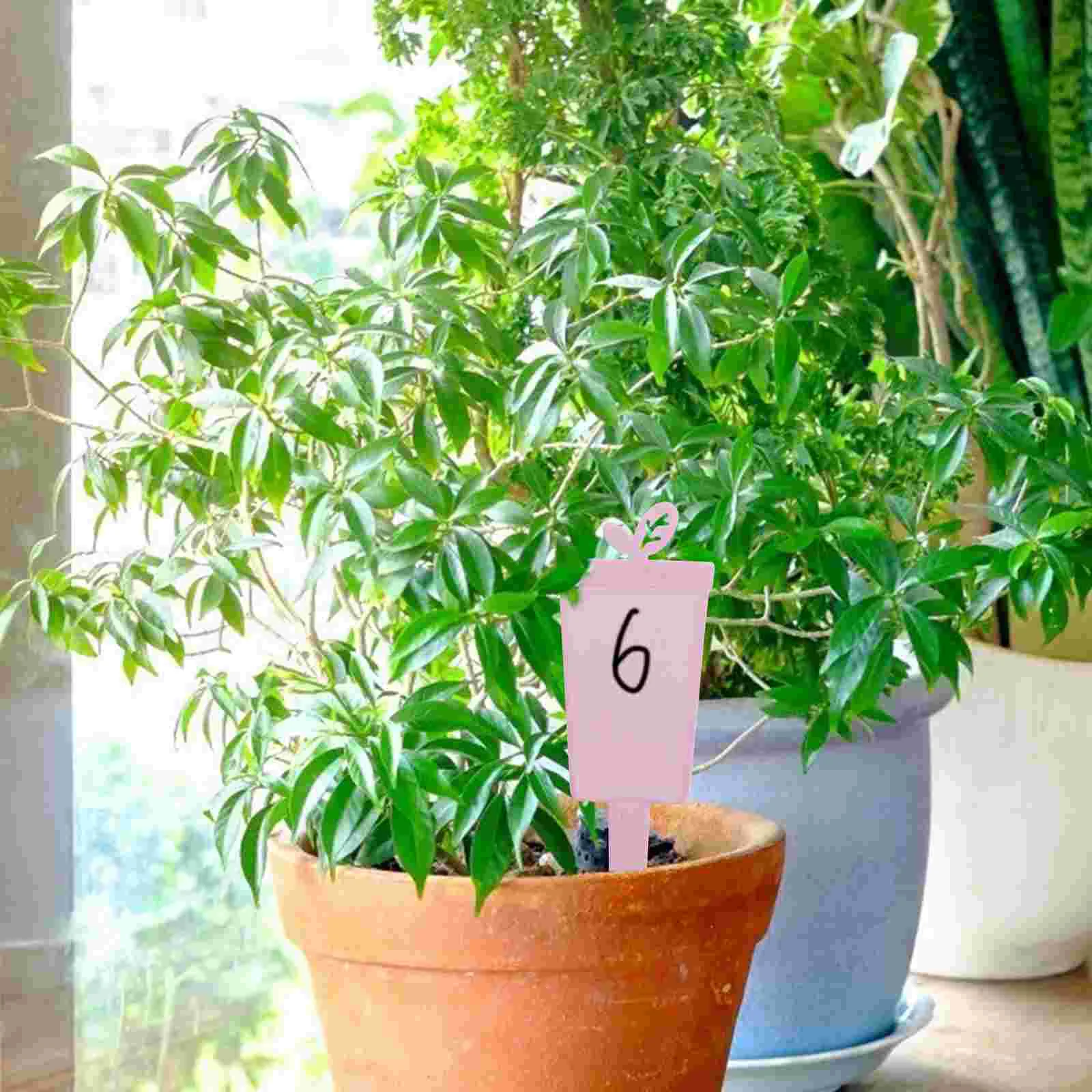 60 шт. садовые этикетки для растений в горшках пластиковые маркеры декор цветок