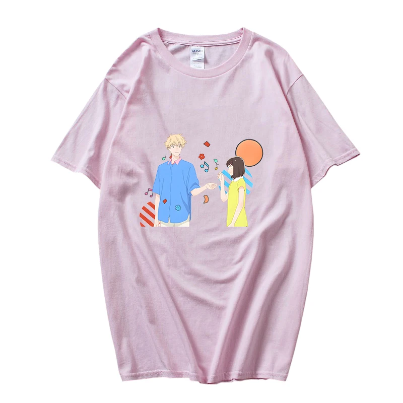 

Skip and Loafer Women T Shirt 100% Cotton Print Cartoon Short-sleeved Male Streetwear Summer Casual Oversized Clothing Couples