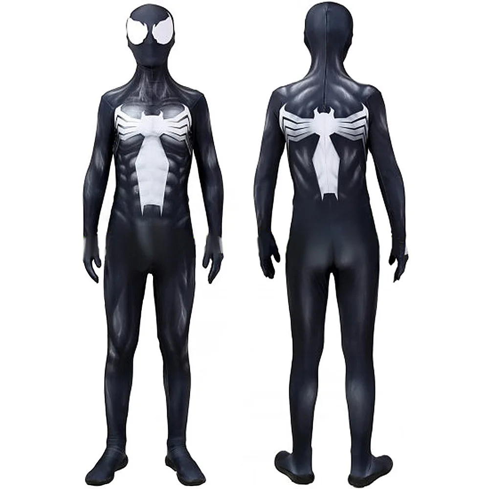 

NEW Venom Symbiote Spidey Costume Cosplay Superhero Zentai suits Lycra Spandex Bodysuits Jumpsuit Halloween Costume Adut/Kids