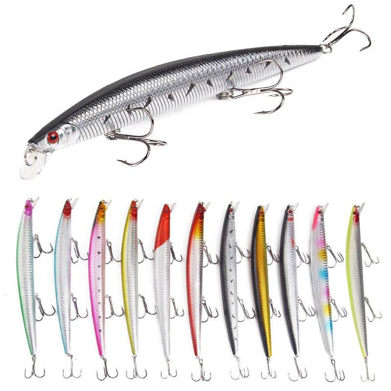 

18cm/23g Minnow Fishing Lures Hard Bait Far Throwing Sea Fishing Simulation Bait Minnow Crank Wobbler Fishing Tackle Hooks Lures