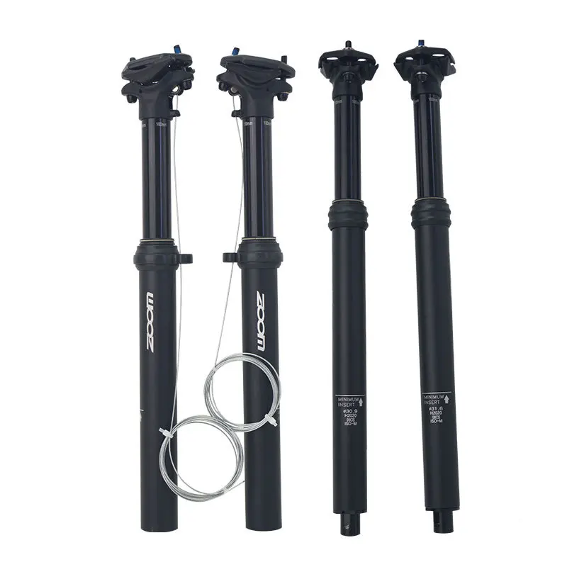 Dropper Seatpost 30.9mm 31.6mm Hydraulic Lifting Innternal Wire 100mm Stroke Mountain Bike Seat Post