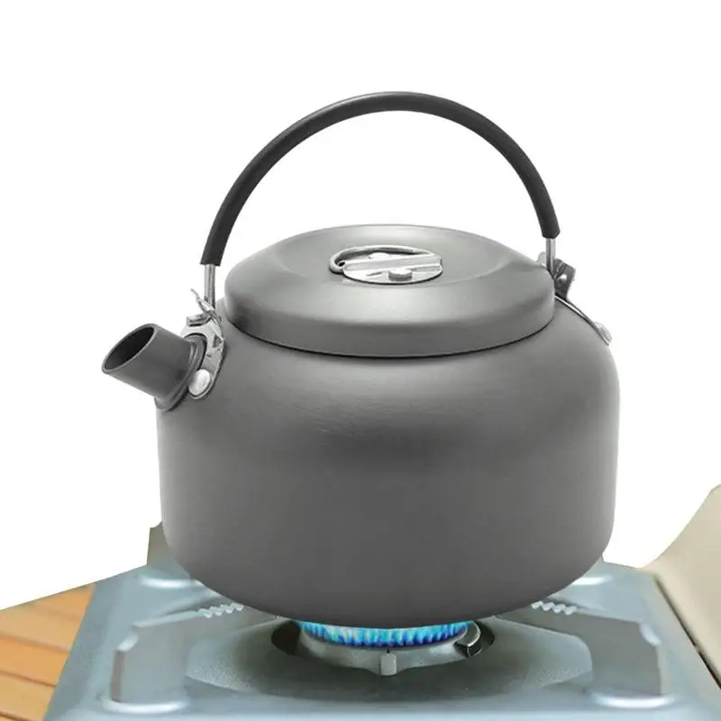 

Походный чайник, портативный походный чайник для кемпинга на открытом воздухе, походный чайник, портативный ультралегкий чайник для пешего...