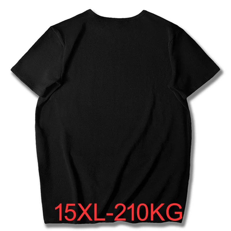 

Summer men Oversized t-shirt Bust 186cm 15XL 14XL 13XL 12XL 11XL 10XL 9XL 8XL Weight 110KG-230KG Plus size Men t-shirt