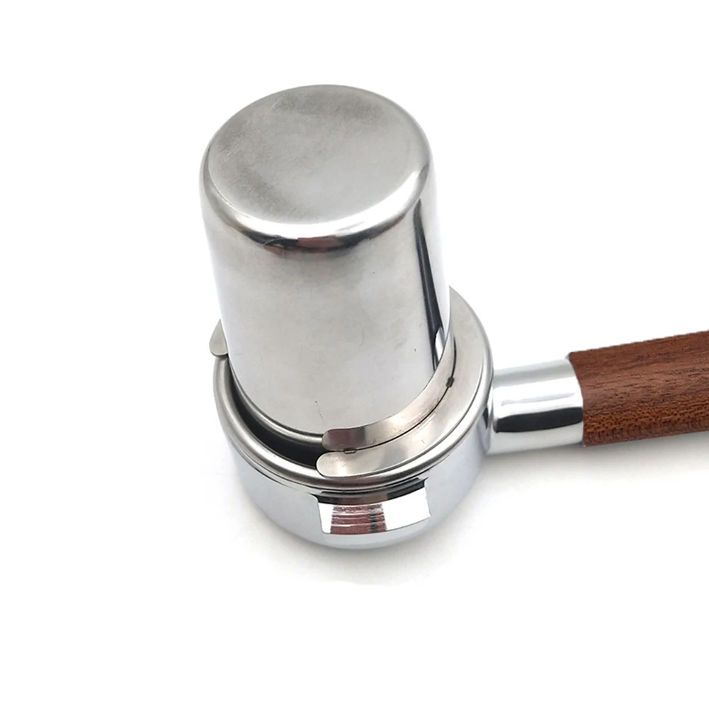 Чаша для порошка кофе Ek43 WPM Huijia Niche Приемник Ручка кофемашины Чашка Серебро