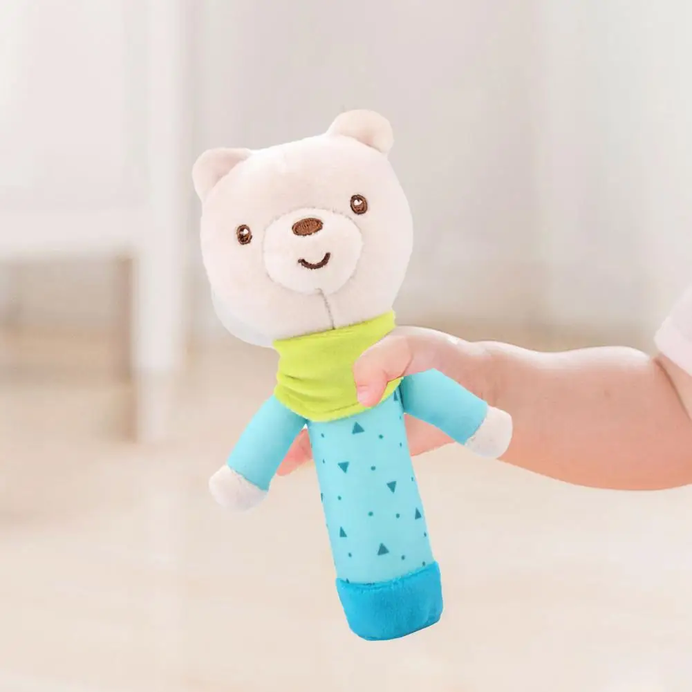 

Practical Infant Rattle Toys Sound Baby Rattle Toys Comfortable Cartoon Rabbit Plush Doll Rattle Baby Toys Sensory Training