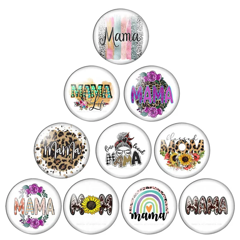 Круглый стеклянный кабошон с плоской спинкой 12 мм/20 мм/25 мм/30 мм