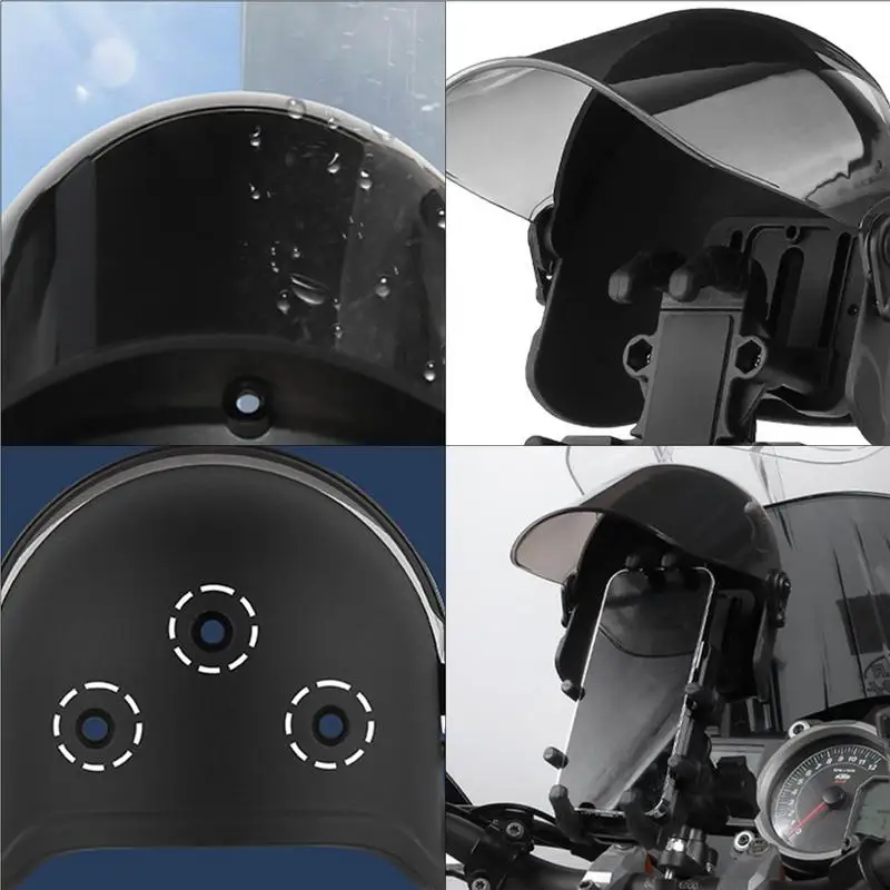 

Маленькие шлемы, держатель для телефона, солнцезащитный козырек, навигационная подставка для телефона, мотоциклетные непромокаемые шлемы для мобильного телефона, водонепроницаемый зонтик от солнца